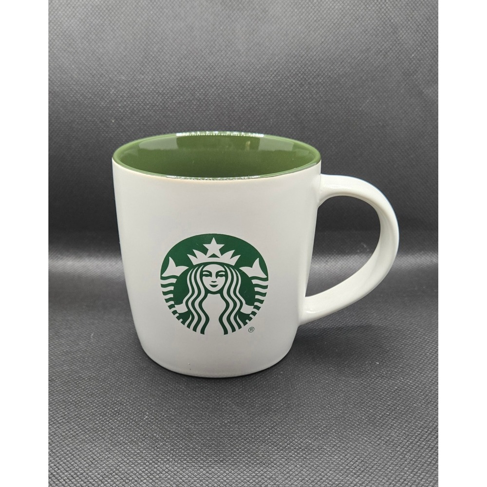 Starbucks Coffee Mug White Green Siren Logo 11oz Ceramic Cup 2025 Edition